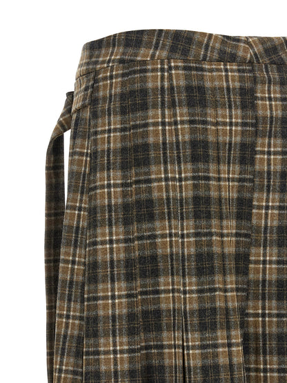 Brunello Cucinelli Tartan Skirt