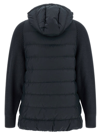 Brunello Cucinelli Shiny Zipper Pull Down Jacket