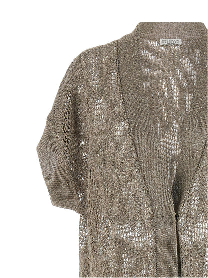 Brunello Cucinelli Dazzling Water Lillies Cardigan