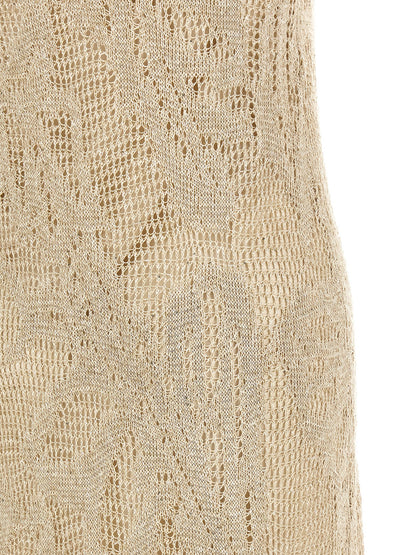 Brunello Cucinelli Crochet Dress