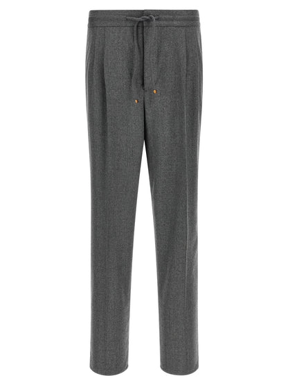 Brunello Cucinelli Wool Flannel Pants