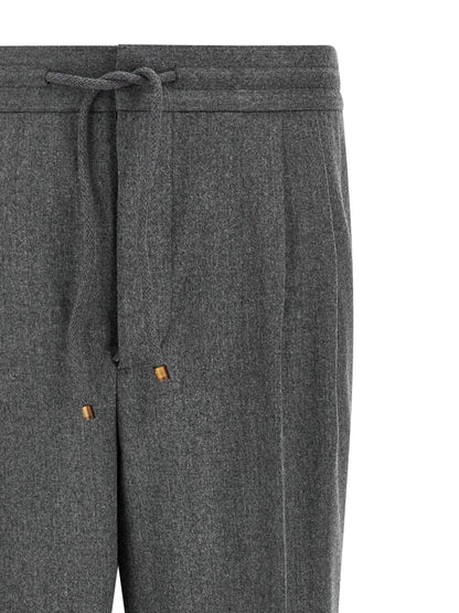 Brunello Cucinelli Wool Flannel Pants