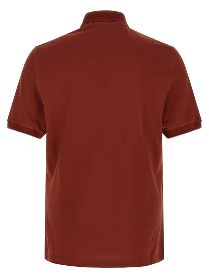 Brunello Cucinelli Logo Embroidery Polo Shirt