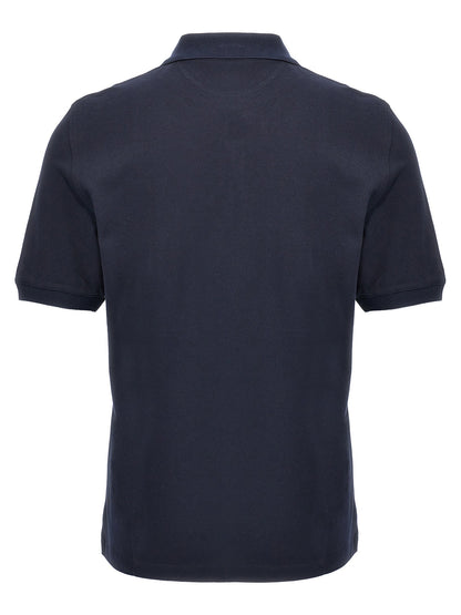Brunello Cucinelli Logo Piqué Polo Shirt