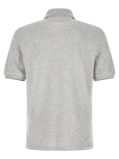 Brunello Cucinelli Logo Piqué Polo Shirt