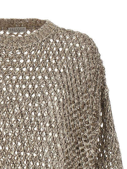 Brunello Cucinelli Dazzling Chiné Sweater