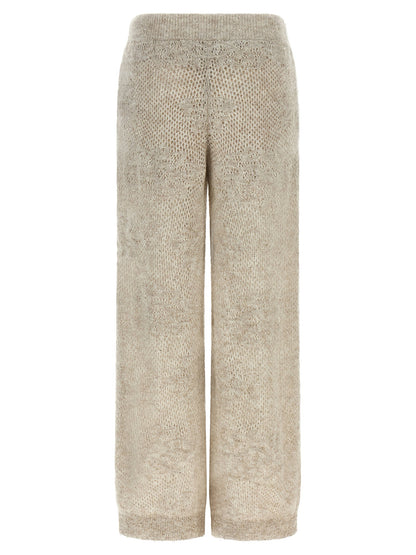 Brunello Cucinelli Dazzling Abstact Leaf Pants
