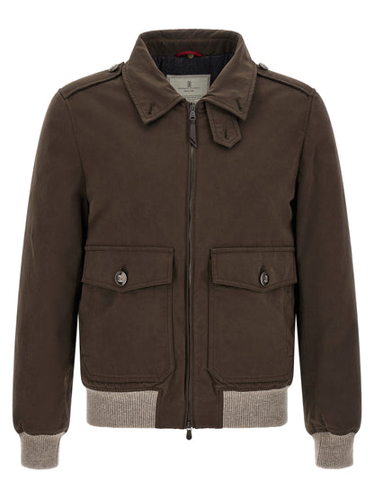 Brunello Cucinelli Waterproof Bomber Jacket