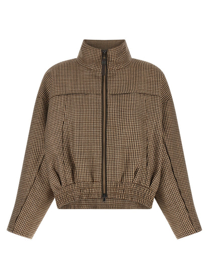 Brunello Cucinelli Shiny Zipper Pull Jacket