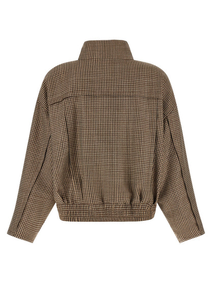 Brunello Cucinelli Shiny Zipper Pull Jacket