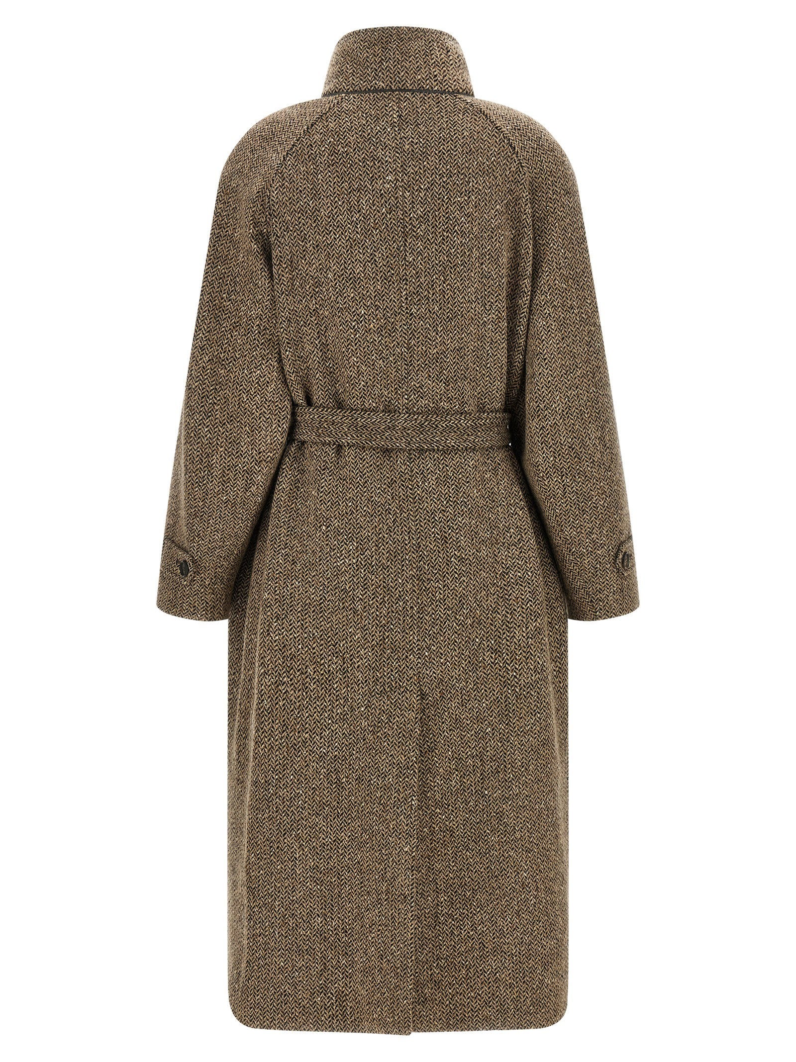 Brunello Cucinelli Sparkling Virgin Wool Coat