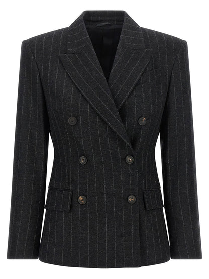Brunello Cucinelli Pinstripe Blazer