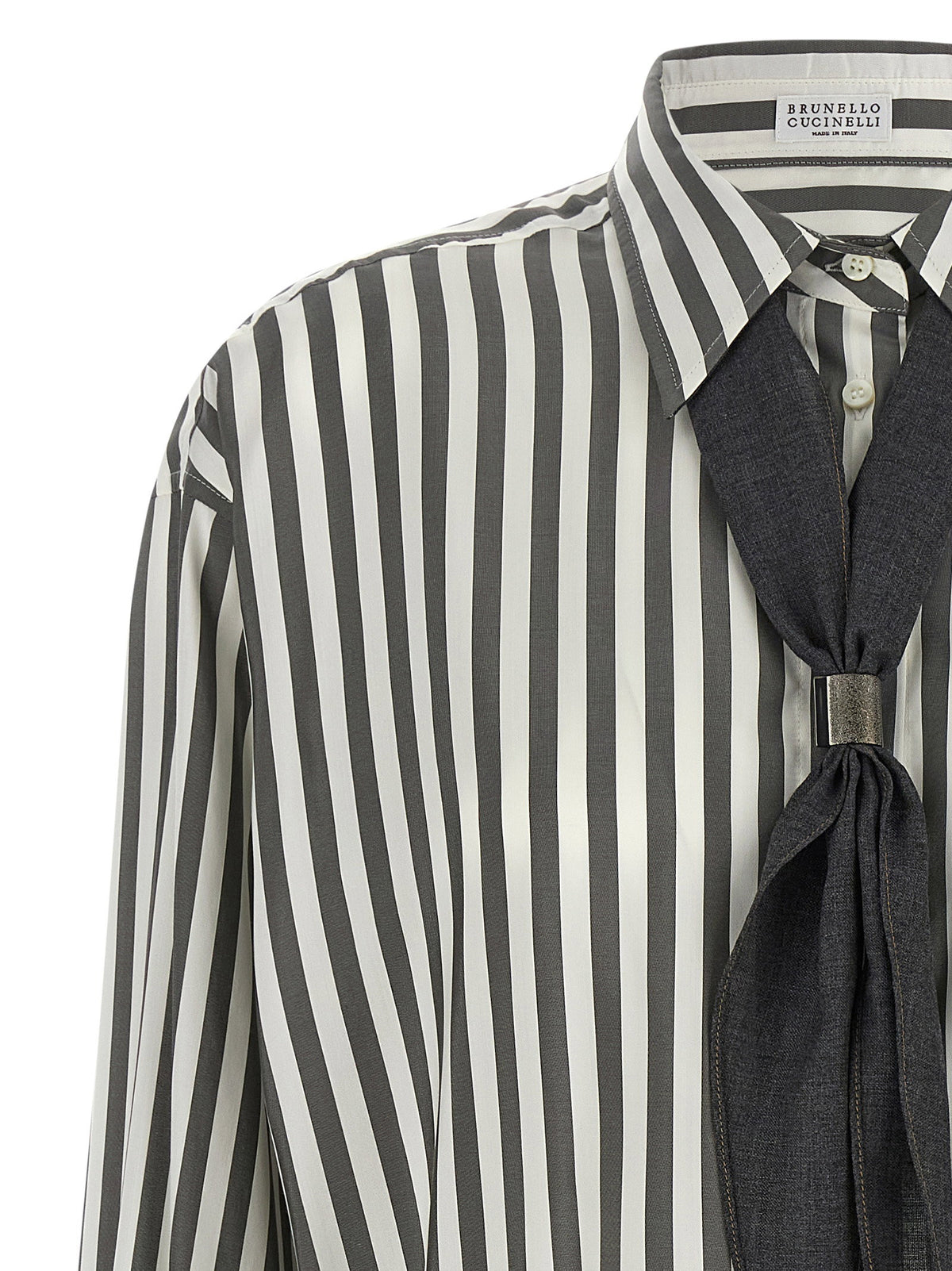 Brunello Cucinelli Shirt With Scarf