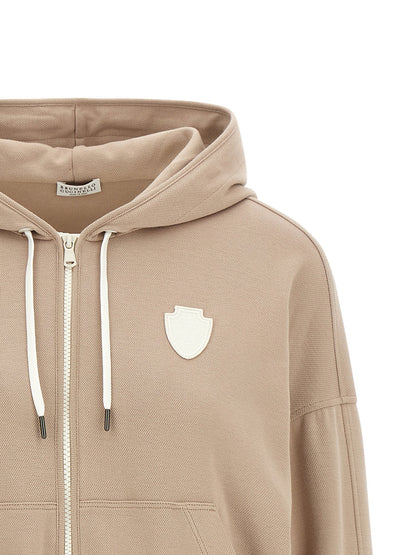 Brunello Cucinelli Heraldic Coat Of Arms Hoodie