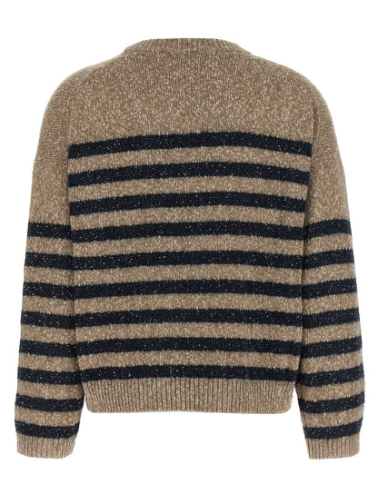 Brunello Cucinelli Dazzling Stripes Sweater