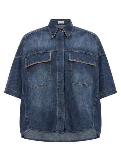 Brunello Cucinelli Lightweight Denim Shirt