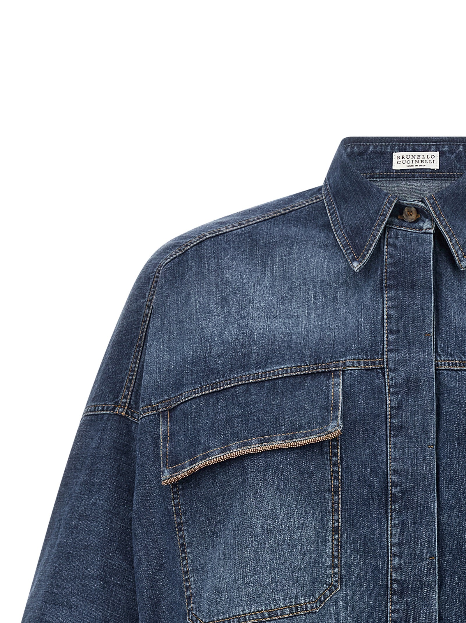 Brunello Cucinelli Lightweight Denim Shirt