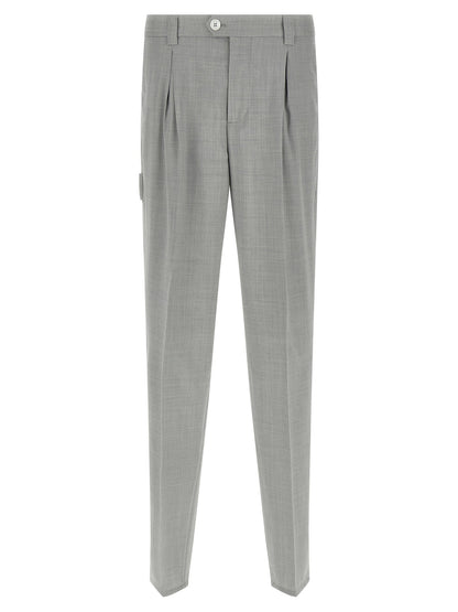 Brunello Cucinelli Mélange Wool Pants