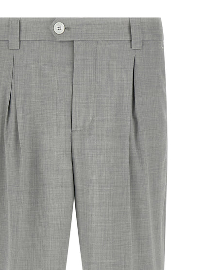 Brunello Cucinelli Mélange Wool Pants