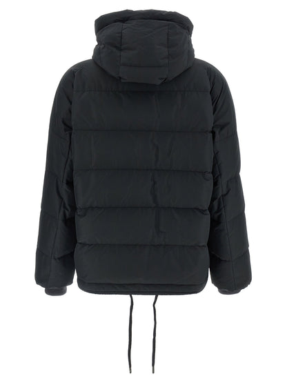 Brunello Cucinelli Down Jacket With Knit And Jewel Details