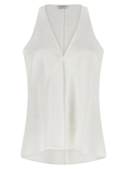Brunello Cucinelli Top Twill Fluid