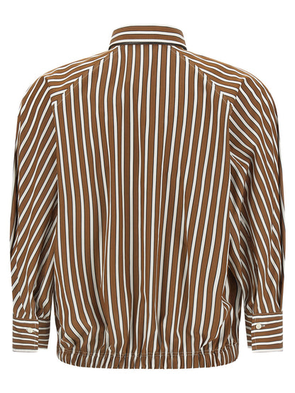 Brunello Cucinelli Shadow Striped Shirt