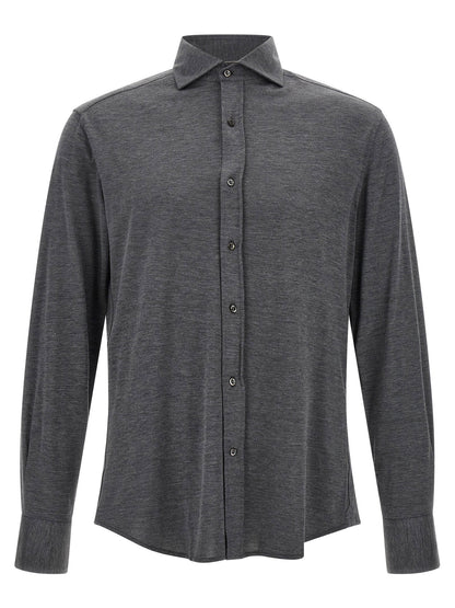 Brunello Cucinelli Cotton And Silk Shirt