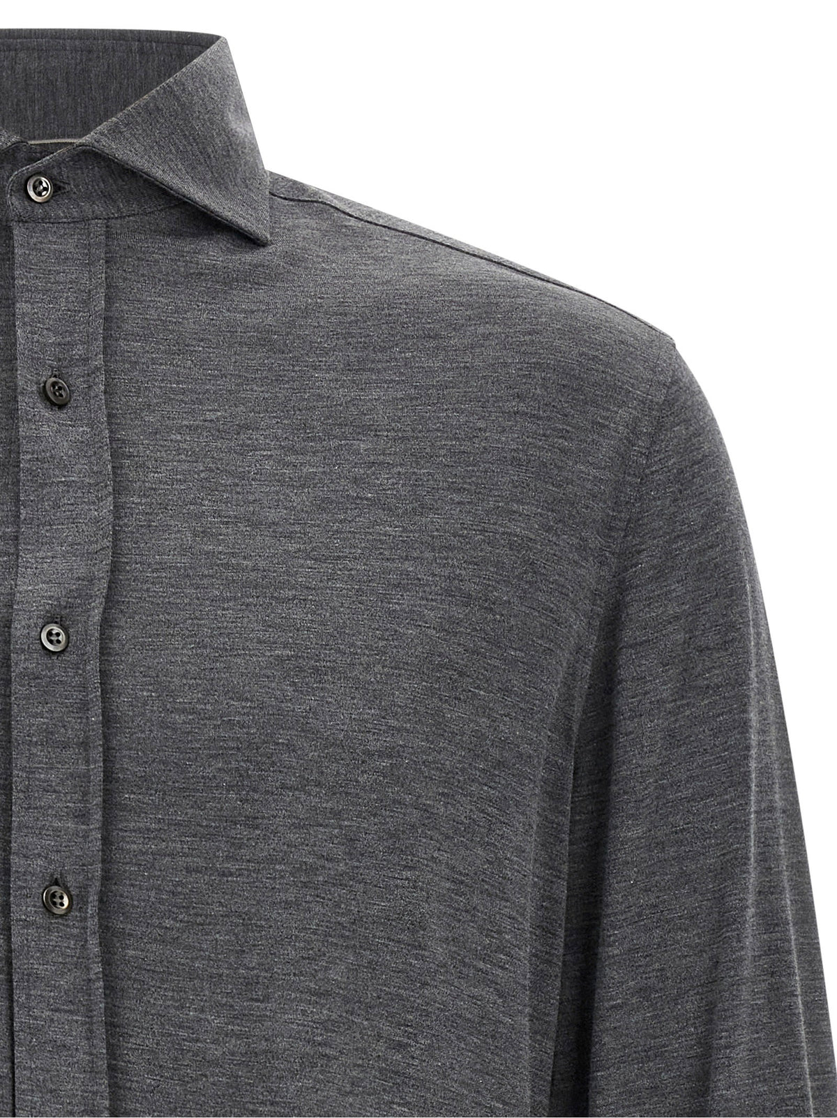 Brunello Cucinelli Cotton And Silk Shirt