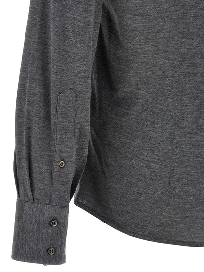 Brunello Cucinelli Cotton And Silk Shirt