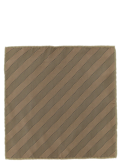 Brunello Cucinelli Chevron Pocket Clutch