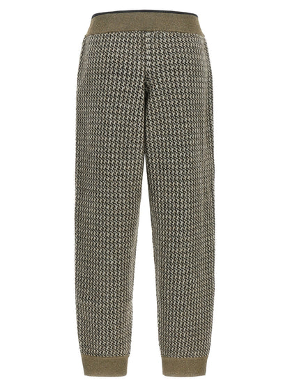 Brunello Cucinelli Track Houndstooth Pants