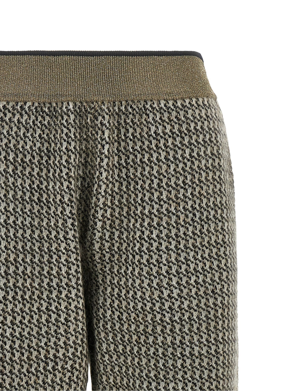 Brunello Cucinelli Track Houndstooth Pants