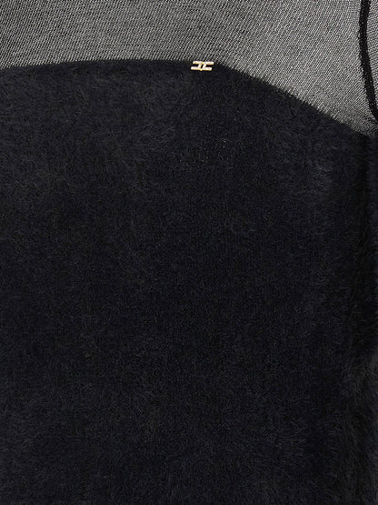 Elisabetta Franchi Brushed Insert Turtleneck Sweater