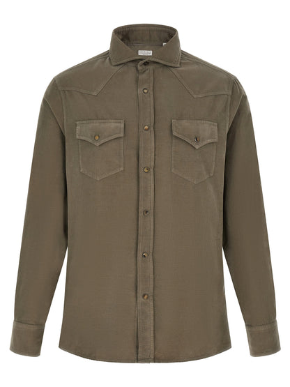 Brunello Cucinelli Corduroy Shirt