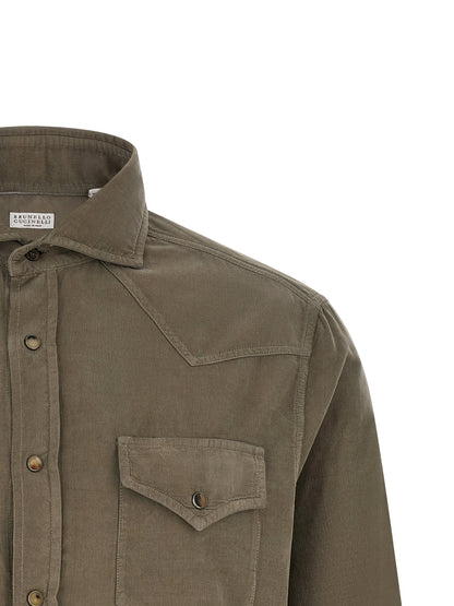 Brunello Cucinelli Corduroy Shirt