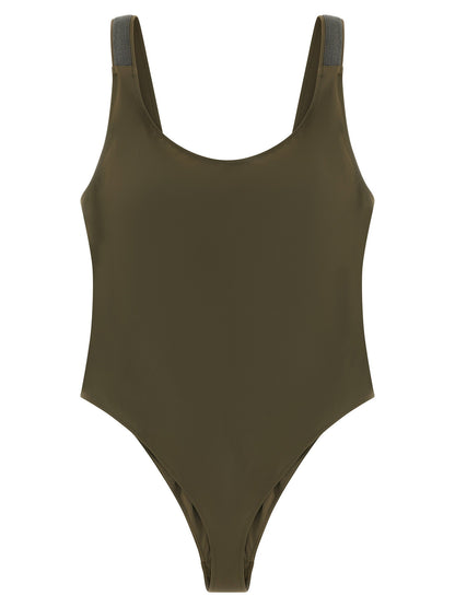 Brunello Cucinelli Precious Details One-piece Swimsuit