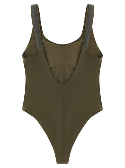 Brunello Cucinelli Precious Details One-piece Swimsuit