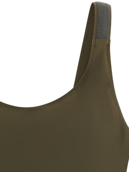 Brunello Cucinelli Precious Details One-piece Swimsuit