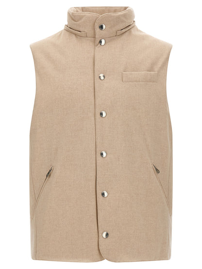 Brunello Cucinelli Flannel Vest