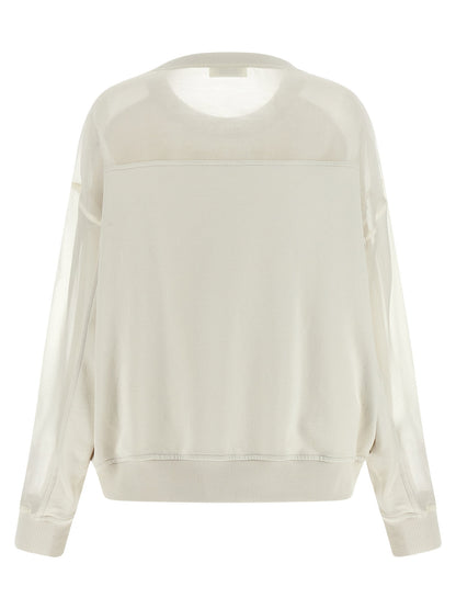 Brunello Cucinelli Organza And Monile Sweatshirt
