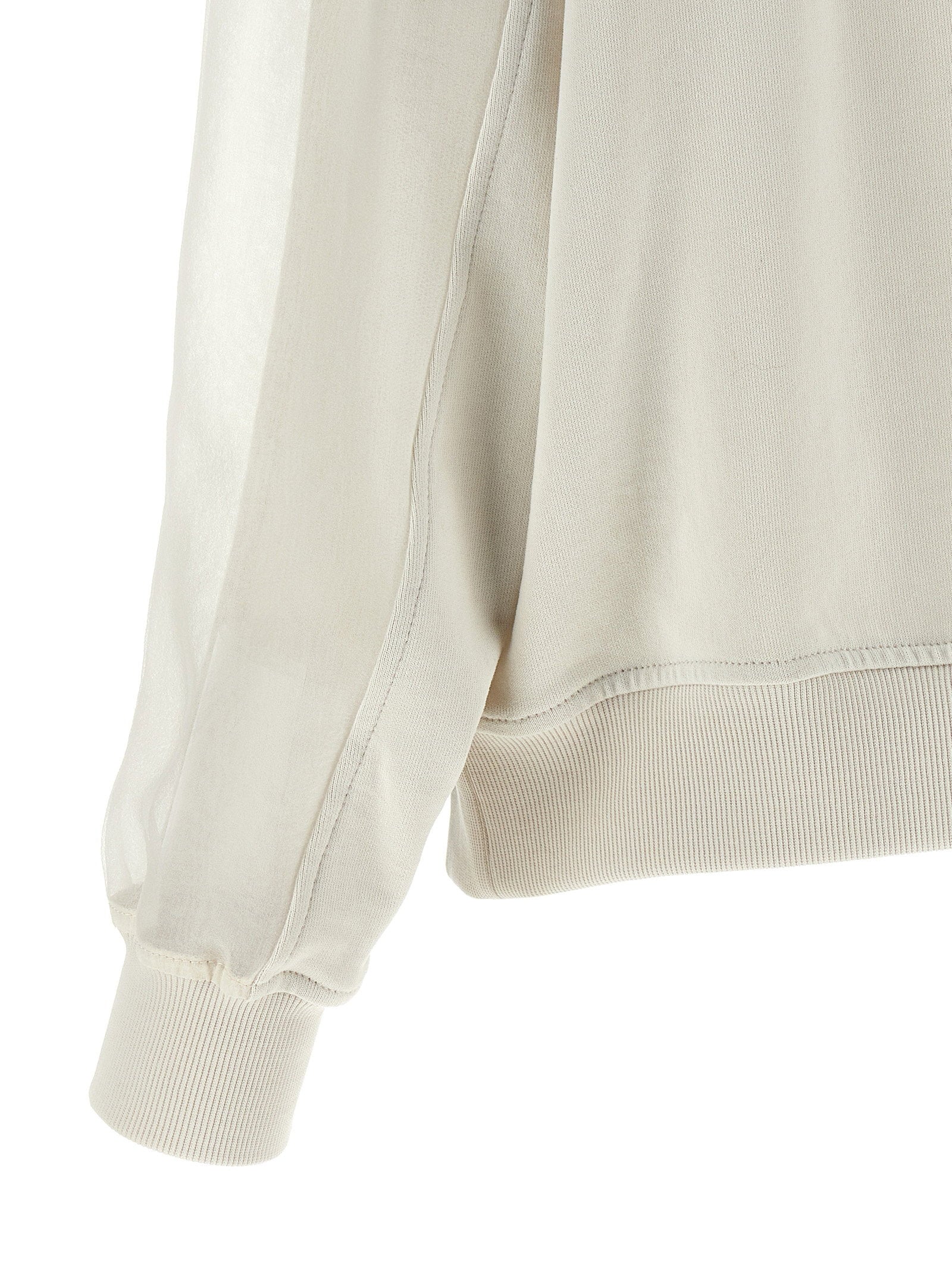Brunello Cucinelli Organza And Monile Sweatshirt
