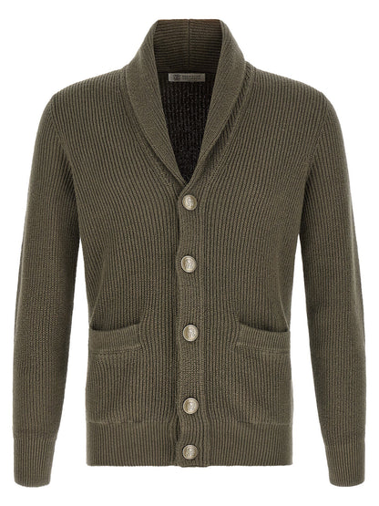 Brunello Cucinelli Malfilé Cotton Cardigan
