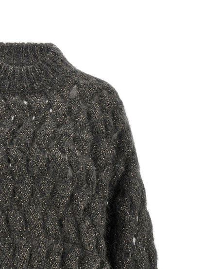 Brunello Cucinelli Dazzling Waves Sweater