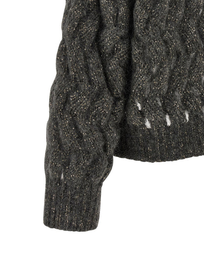 Brunello Cucinelli Dazzling Waves Sweater