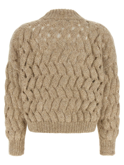 Brunello Cucinelli Dazzling Waves Sweater