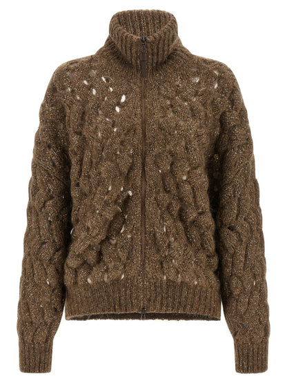 Brunello Cucinelli Dazzling Waves Cardigan