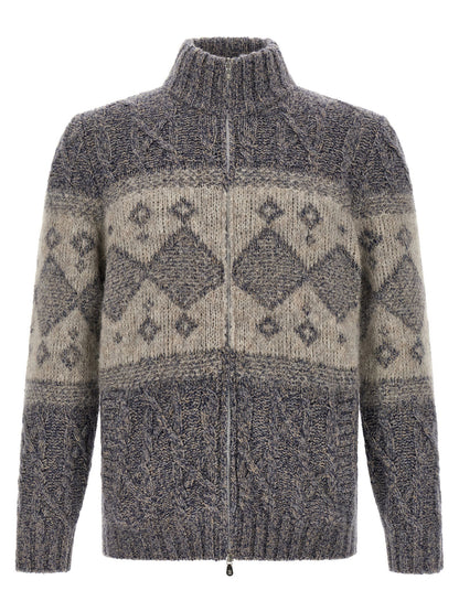 Brunello Cucinelli Chiné Yarn Cardigan