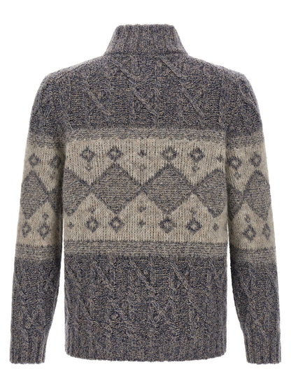 Brunello Cucinelli Chiné Yarn Cardigan