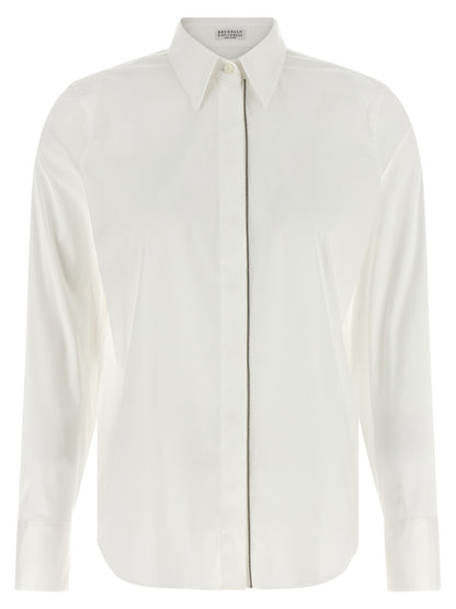Brunello Cucinelli Shiny Trim Shirt