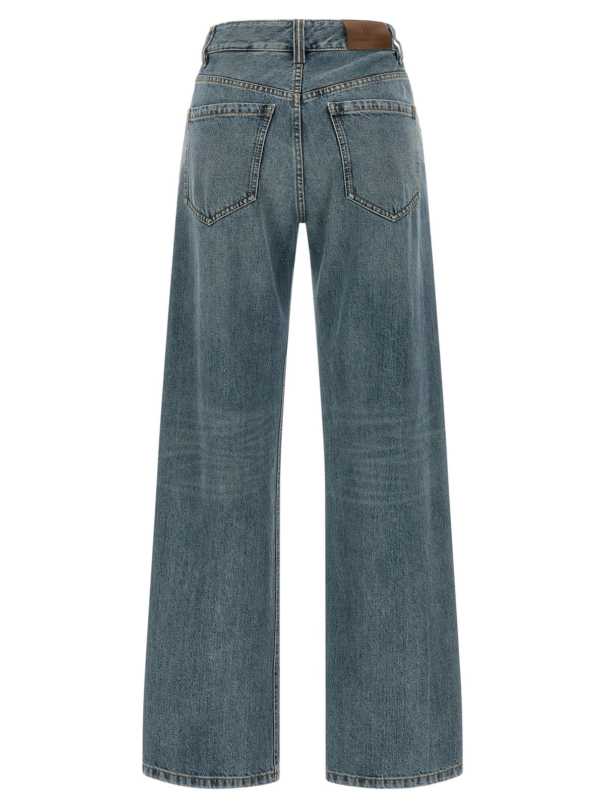 Brunello Cucinelli Contemporary Loose Blue Jeans